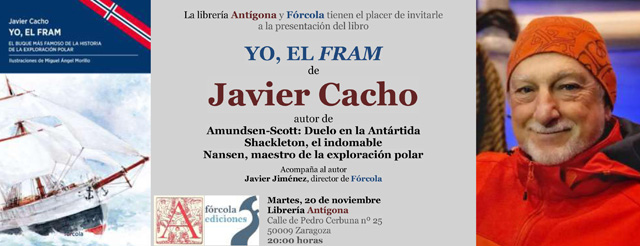 Javier Cacho presenta Yo, el Fram, en librería Antígona